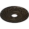Ekena Millwork Robin Medallion (Canopies up to 6 1/4"), 22 1/4"OD x 4 3/4"ID x 1 1/4"P, Stone Hearth Crackle CM22RBSHC - alternate 3